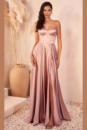 Ladivine CD337 - Sweetheart Corset Bustier Prom Gown