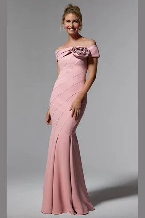 MGNY By Mori Lee 72918 - Off Shoulder Ornate Evening Dress