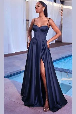Ladivine CD337 - Sweetheart Corset Bustier Prom Gown