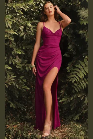 Cinderella Divine CC1618 - Lace Up Back Prom Dress