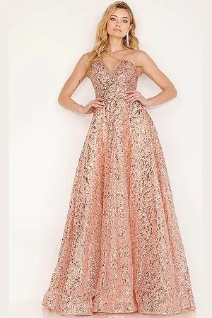 Cecilia Couture 192 - Embellished A-line Evening Gown