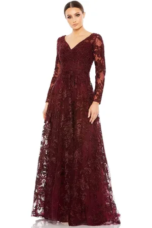 Mac Duggal 20409 - Long Sleeve Mother of the Bride Evening Dress