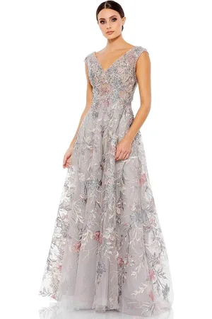 Mac Duggal 20263 - Embroidered Illusion Bodice Mother of the Bride Dress