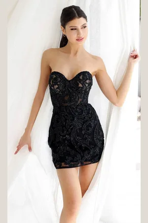 Primavera Couture 4227 - Strapless Sweetheart Cocktail Dress