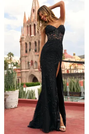 Sherri Hill 55467 - Applique Corset Prom Dress
