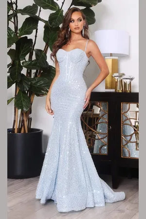 Portia and Scarlett Ps22036 Corset Style Sequin Gown