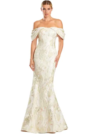 Alexander By Daymor 1891F23 - Off-Shoulder Mermaid Long Dress