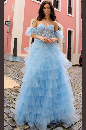Nox Anabel T1338 - Sweetheart Embellished Corset Prom Dress