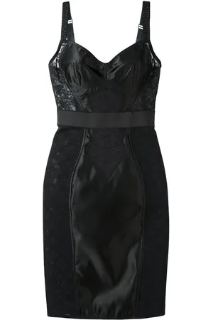 Dolce & Gabbana Floral-lace corset dress