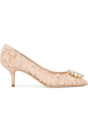 Dolce & Gabbana Rainbow Lace 60mm brooch-detail pumps