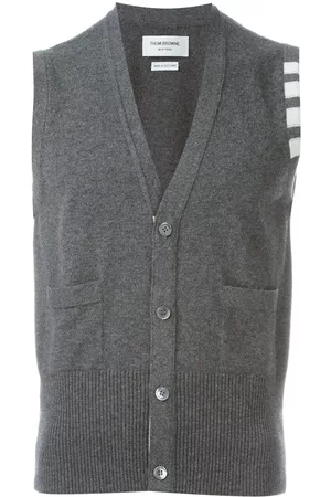 Thom Browne Sleeveless buttoned cardigan