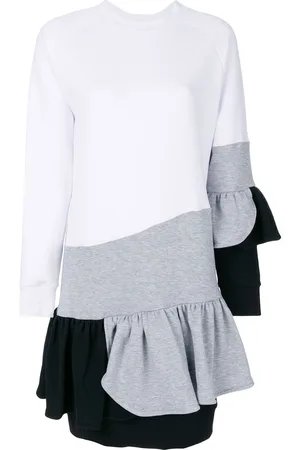 Ioana Ciolacu Colour-block frill dress