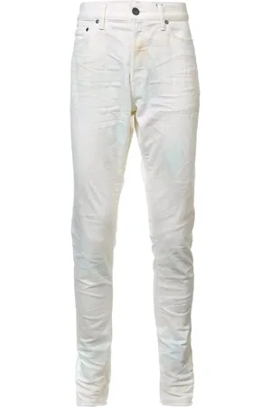 JOHN ELLIOTT Creased slim-fit jeans