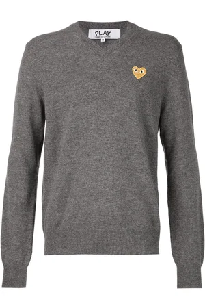 Comme des Garçons Embroidered heart jumper