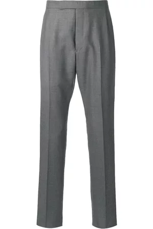 Thom Browne Backstrap cropped tailored trousers