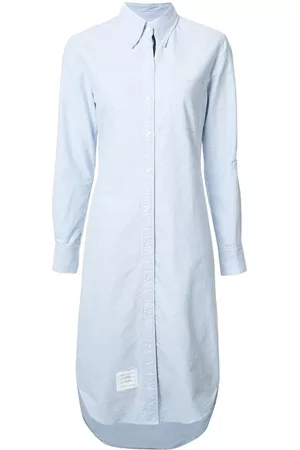Thom Browne Long-sleeve midi shirtdress