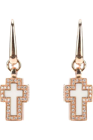 Gavello Cross diamond earrings