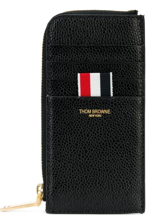 Thom Browne Half-zip leather wallet