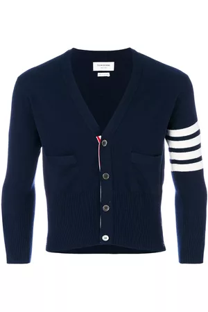 Thom Browne 4-Bar Short Cashmere Cardigan