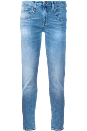 R13 Skinny cropped jeans