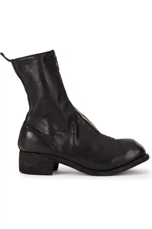 GUIDI Front zip ankle boots