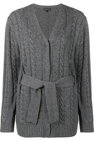 Cashmere In Love Cashmere blend cable knit cardigan