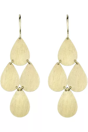 Irene Neuwirth 18kt gold four drop earrings