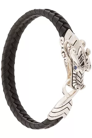John Hardy Legends Naga sapphire leather bracelet