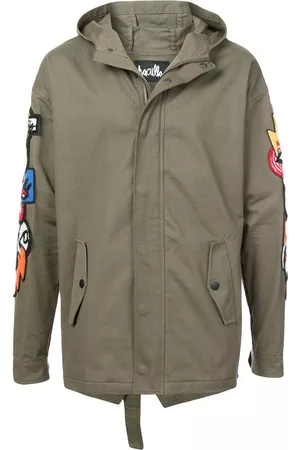 HACULLA Hacmania patch hooded coat