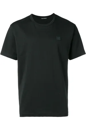 Acne Studios Face-patch crew neck T-shirt