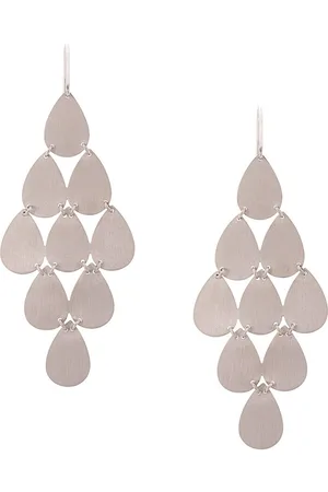 Irene Neuwirth 18kt gold nine-drop chandelier earrings