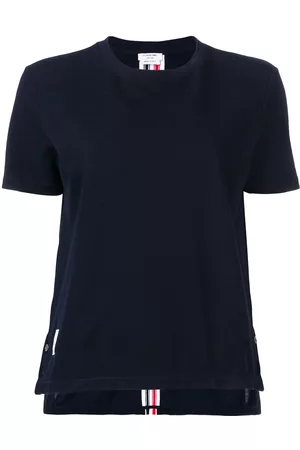 Thom Browne RWB stripe relaxed piqué T-shirt