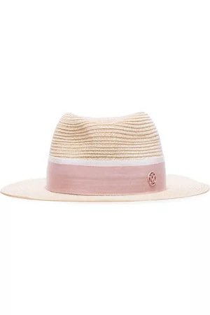 Le Mont St Michel André straw Fedora hat