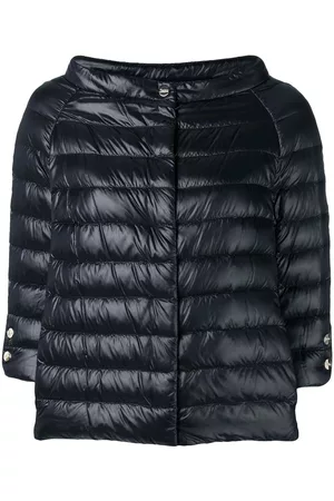 HERNO Wide boat neck jacket
