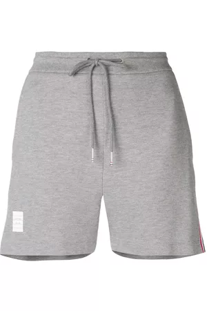 Thom Browne Rwb Stripe Piqué Shorts