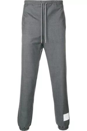Thom Browne Drawstring-waist wool track pants
