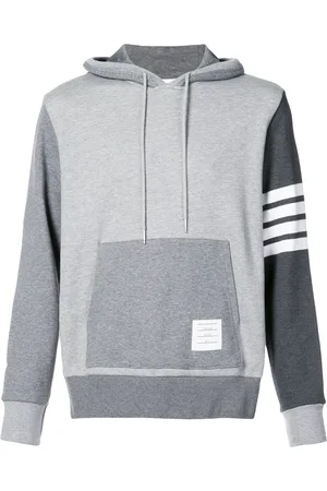Thom Browne 4-Bar Tonal Fun-Mix Hoodie