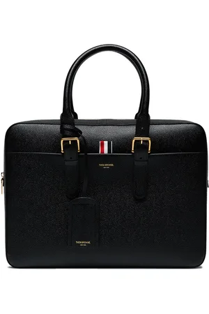 Thom Browne Pebbled-leather briefcase