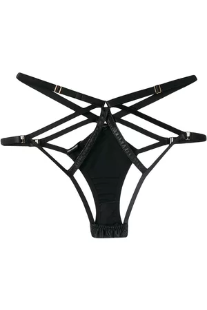 Something Wicked Jade satin open briefs