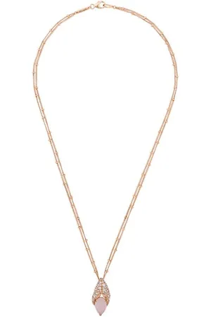 STEPHEN WEBSTER 18kt gold crab pincer necklace