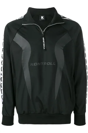 Kappa Logo stripe pullover track jacket