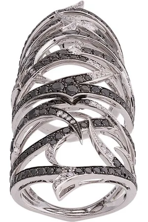 STEPHEN WEBSTER Embellished armour ring