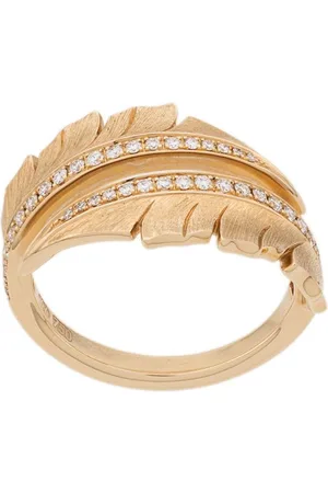 STEPHEN WEBSTER Embellished leaf ring