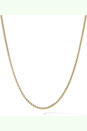 David Yurman 18kt yellow Box Chain necklace
