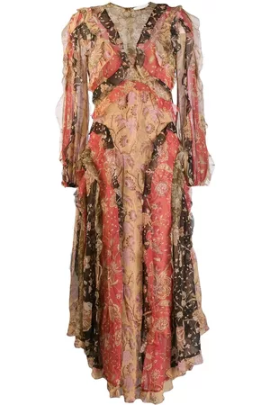 ZIMMERMANN Floral patchwork dress