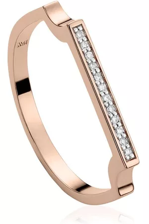 Monica Vinader Signature Thin Diamond ring