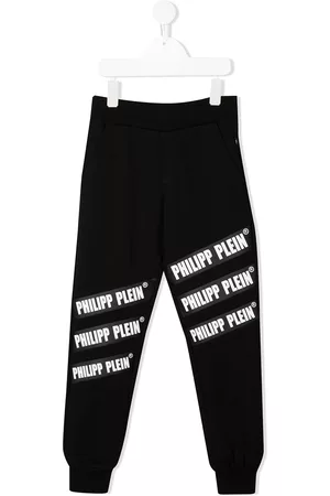 Philipp Plein Contrast logo track pants