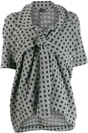 YOHJI YAMAMOTO Patterned knot detail jacket