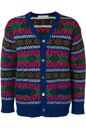 Comme des Garçons Intarsia buttoned cardigan