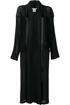Issey Miyake 2000s knitted open front jacket